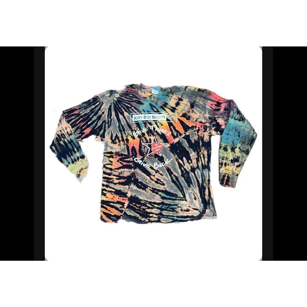 Dallas Cowboys Salvation Army Tie-Dye Long Sleeve